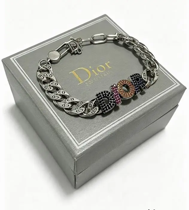 Dior Italic Chain Link Bracelet
