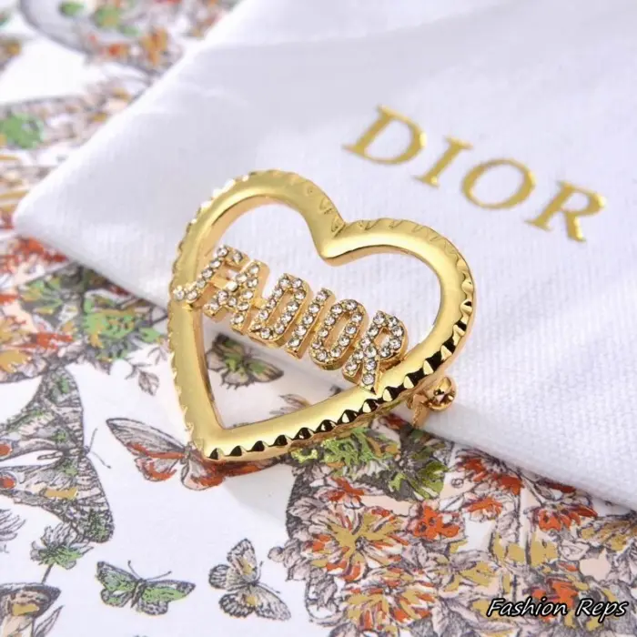 Dior J'Adior Heart Brooch