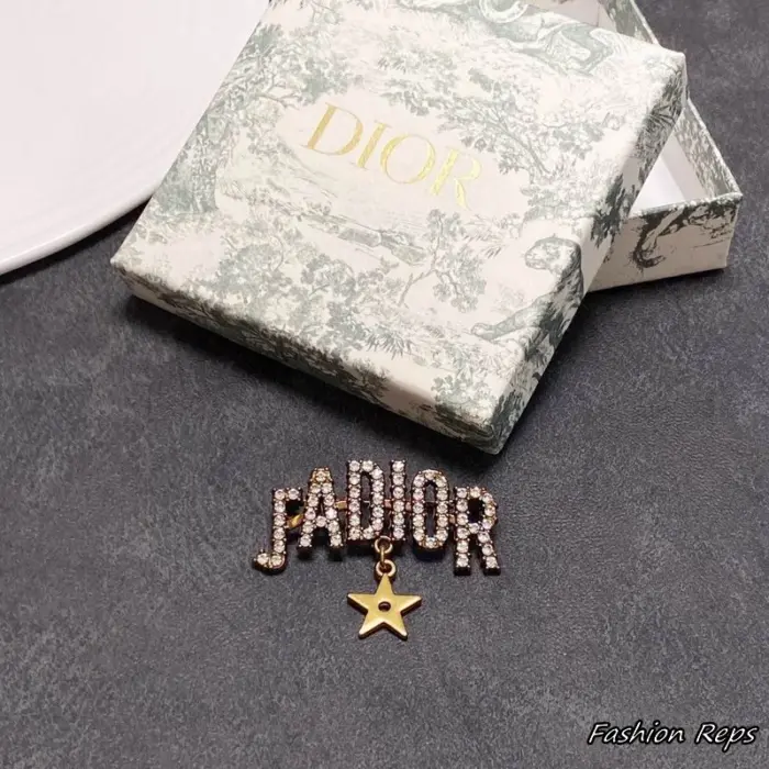 Dior J'Adior Crystal Star Brooch