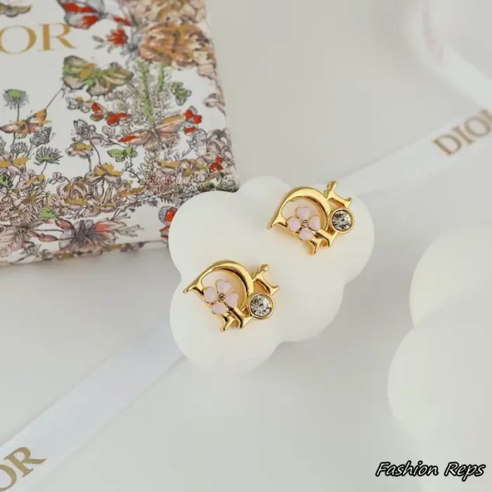 Dior Precious Clover Stud Earrings