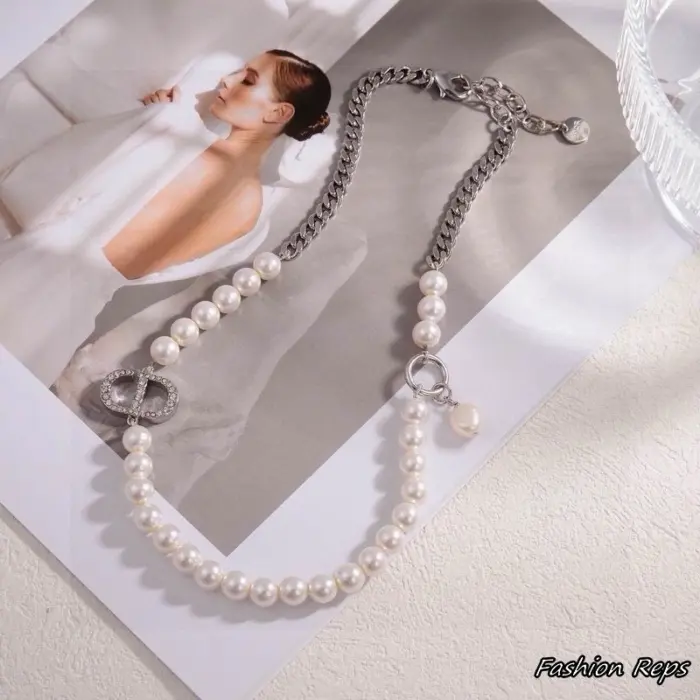 Dior Montaigne Pearl Crystal Necklace