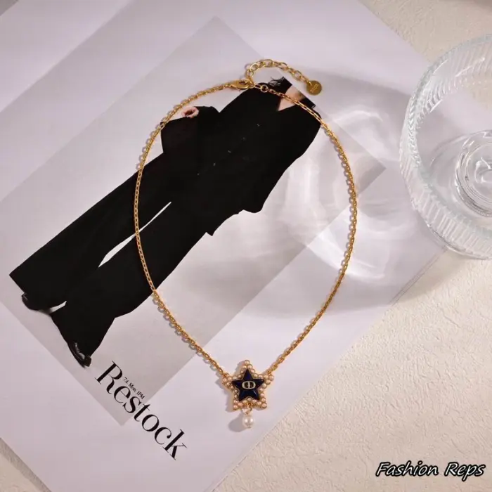 Dior Petit CD Lucky Baroque Necklace & Bracelet Set