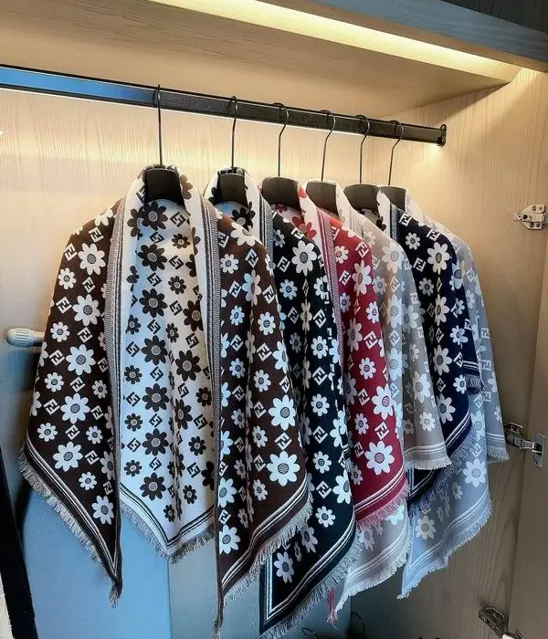 Fendi Floral Jacquard Scarfs In 2 Colors