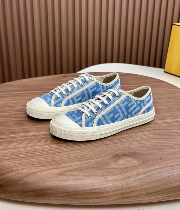 Fendi Women's Canvas Low Top Sneakers In Different Colors