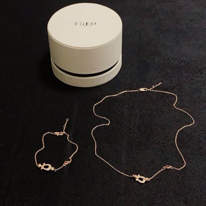 Fred Force Chain Necklace & Bracelet Set