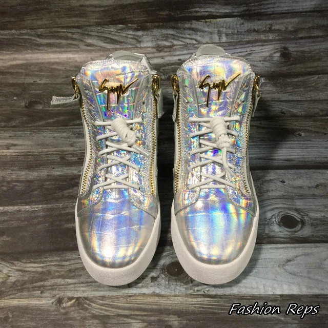 Giuseppe Zanotti Holographic High Top Sneakers