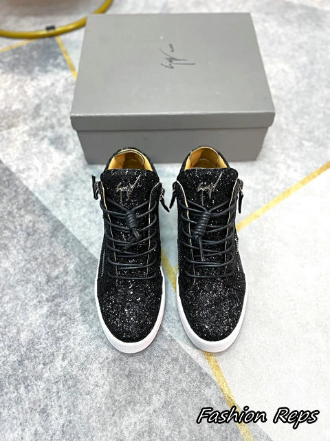 Giuseppe Zanotti Kriss Glitter Mid Top Sneakers