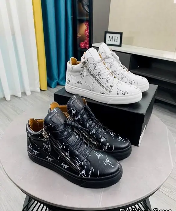 Giuseppe Zanotti Logo Print Sneakers In 2 Colors