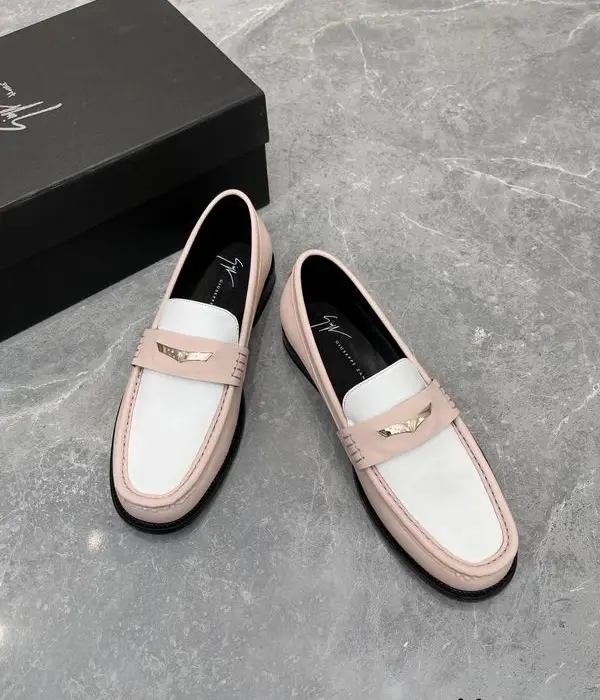 Giuseppe Zanotti Metal Wing Embellishment Loafers In Different Colors