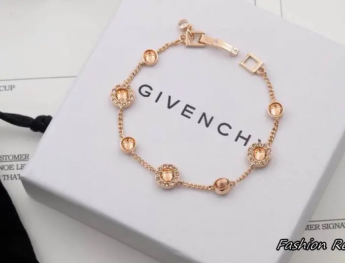 Givenchy Round Crystal Pave Station Bracelet In Different Colors