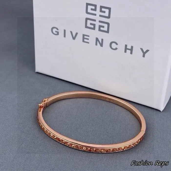 Givenchy Crystal Silk Bangle Bracelet In 2 Colors