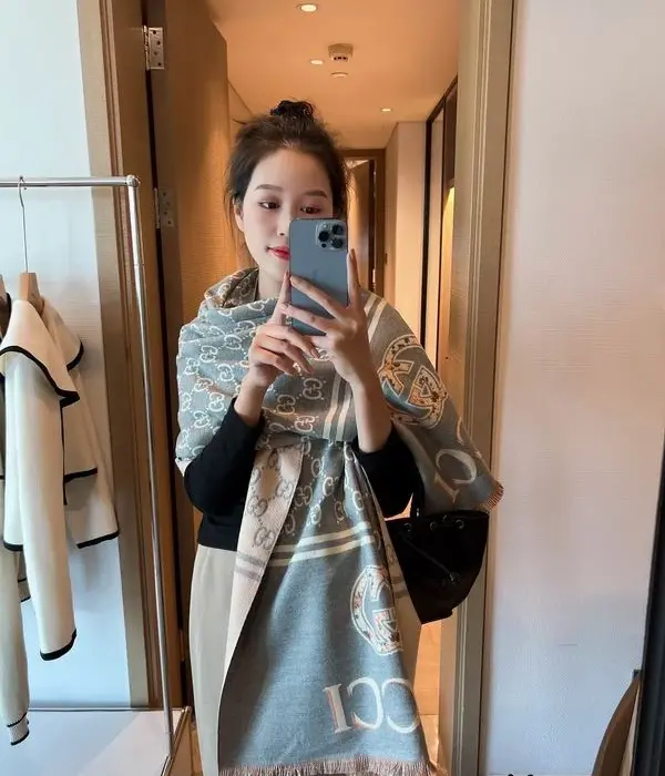 Gucci Monogram Patterned Scarfs In Different Colors
