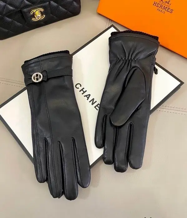 Hermès Bow Detail Gloves