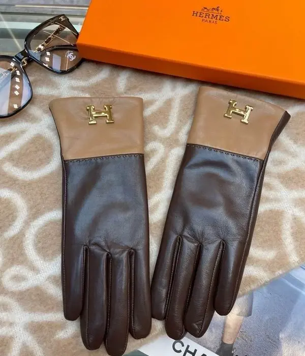 Hermès H Logo Gloves
