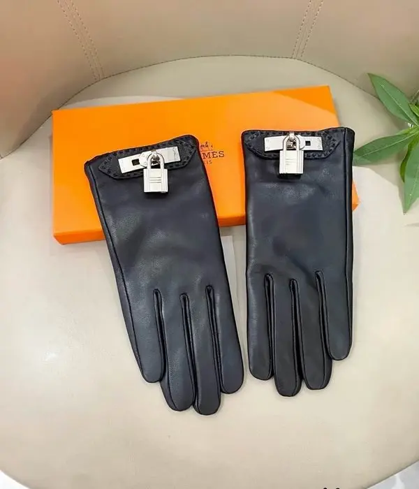 Hermès Soya Padlock Gloves