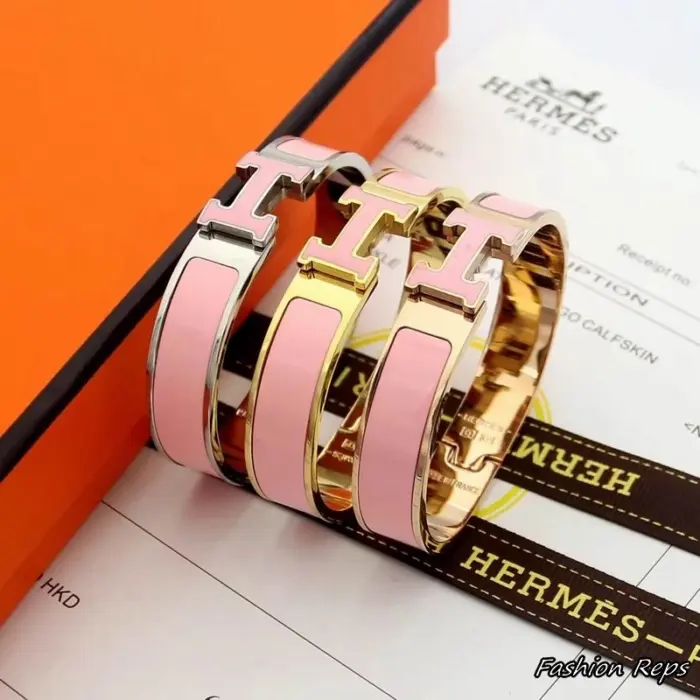 Hermès Clic H Logo Bracelet In Different Colors