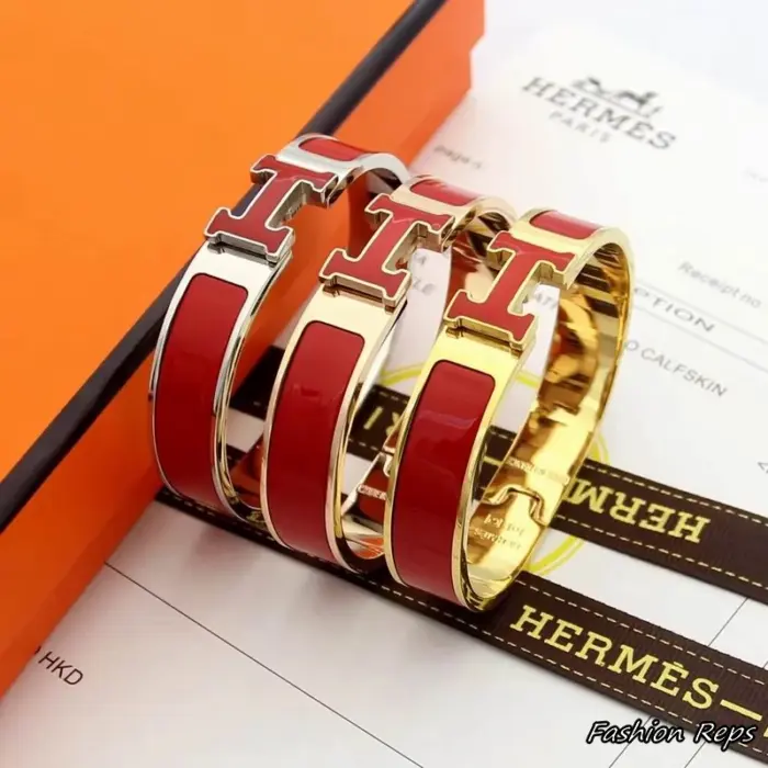 Hermes Signature H Clasp Bracelet In Different Colors