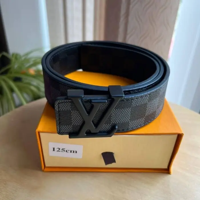 Louis Vuitton Damier Graphite Leather Belts