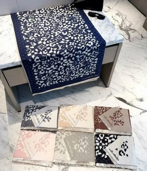 Louis Vuitton Double Sided Winter Scarf In Different Colors