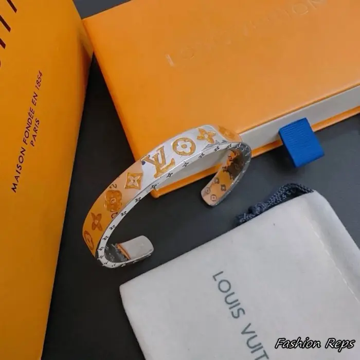 Louis Vuitton Monogram Nanogram Cuff Bracelet