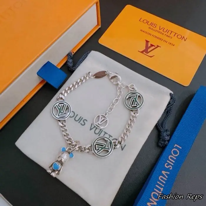 Louis Vuitton Cuban Chain Charm Bracelet
