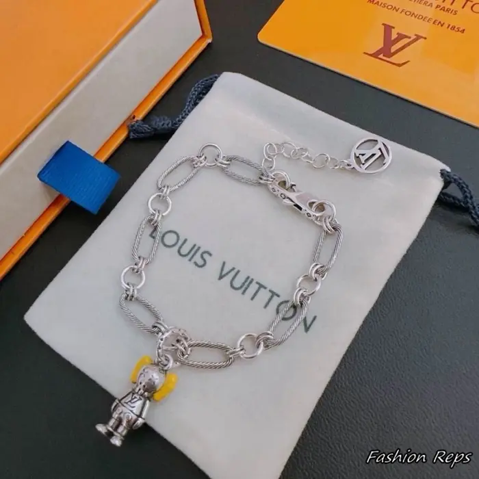 Louis Vuitton Mascot Chain Charm Bracelet