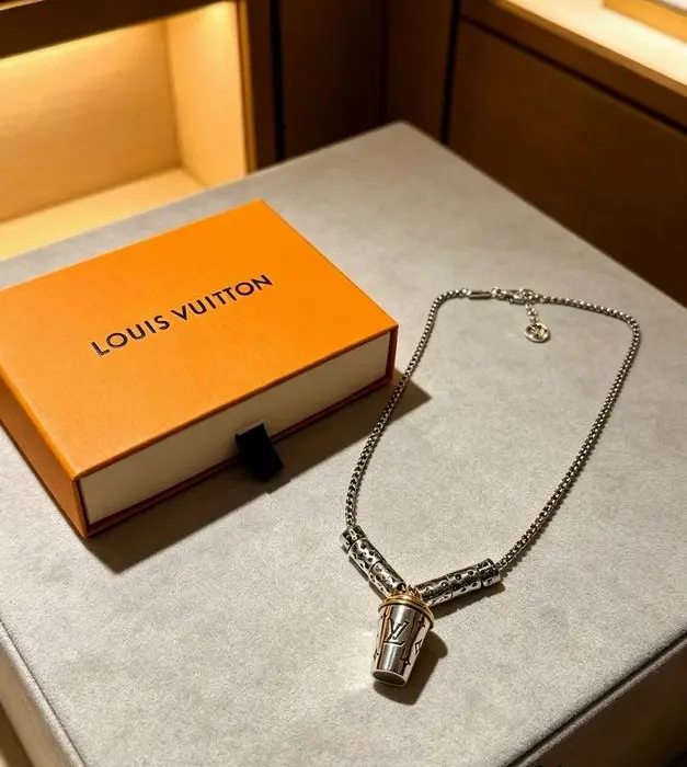 Louis Vuitton Coffee Cup Pendant Necklace
