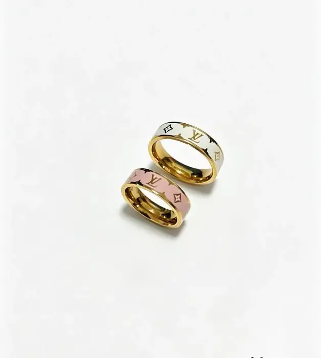 Louis Vuitton Nanogram Enamel Ring In 2 Colors