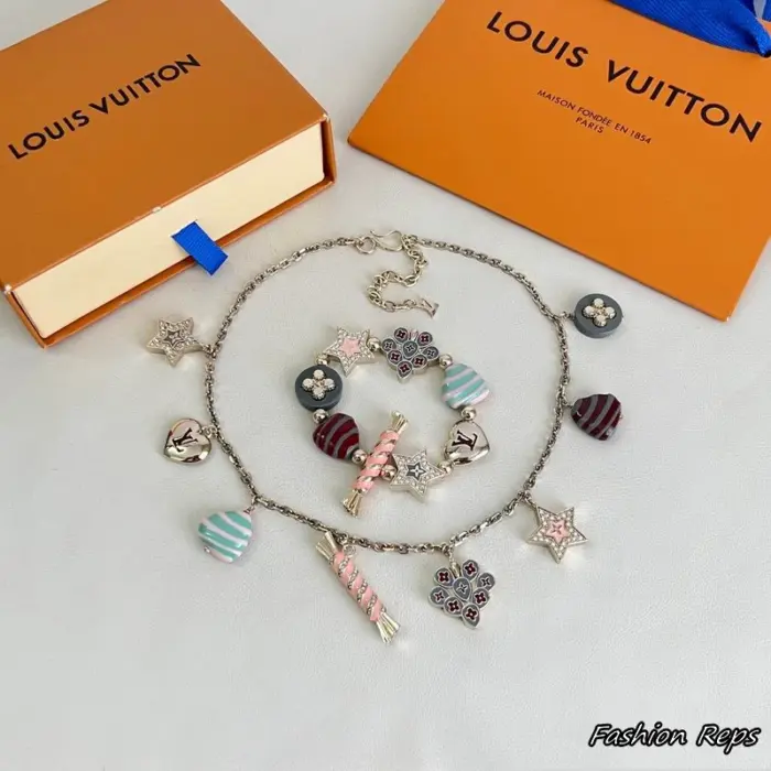 Louis Vuitton Tutti Sweety Candy Collection Necklace & Bracelet Set