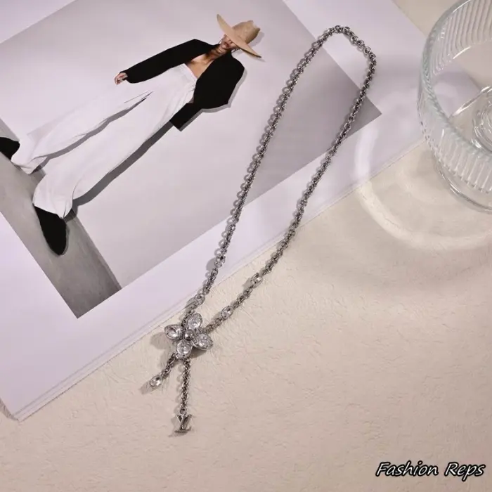 Louis Vuitton Dazzle Collection Necklace & Bracelet Set In 2 Colors