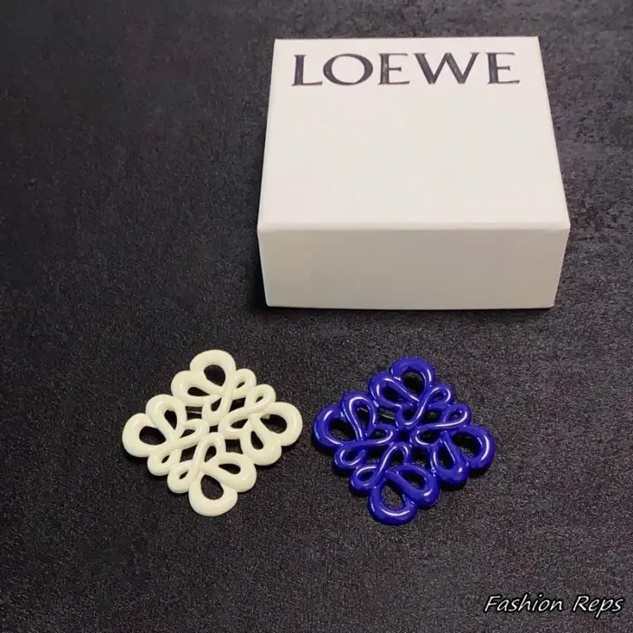 Loewe Inflated Anagram Brooch In 2 Colors