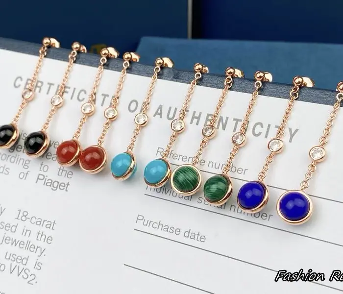 Piaget Possession Gemstone Drop Earrings In Different Colors