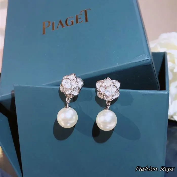 Piaget Cultured Pearl Drop Earrings