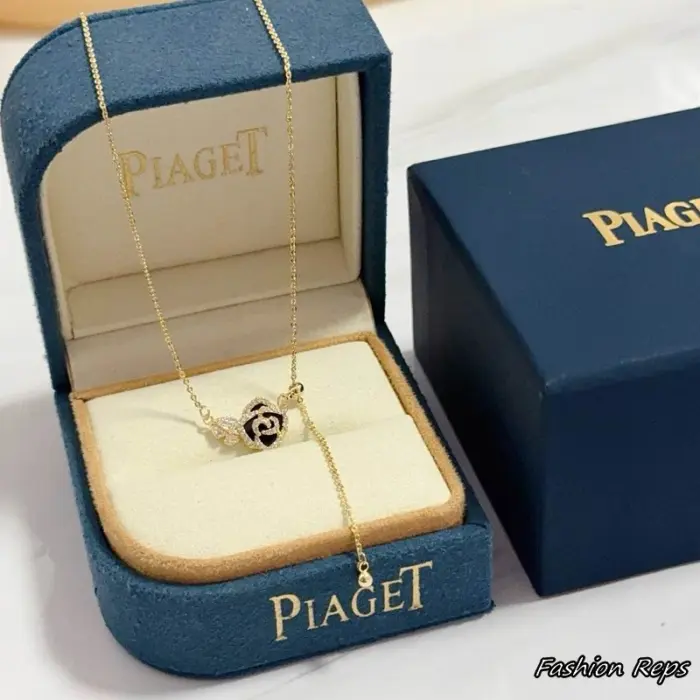 Piaget Onyx Drop Necklace