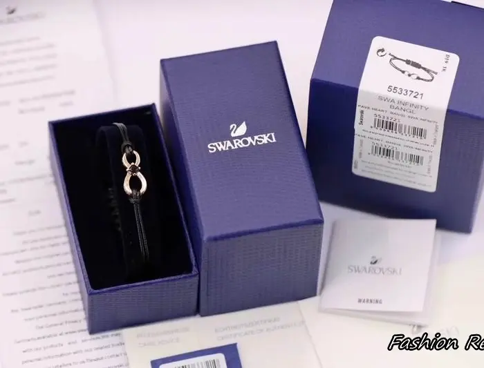 Swarovski SWA Infinity Cord Bracelet