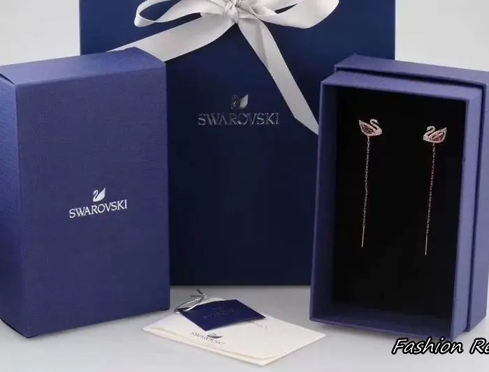 Swarovski Dazzling Swan Drop Earrings
