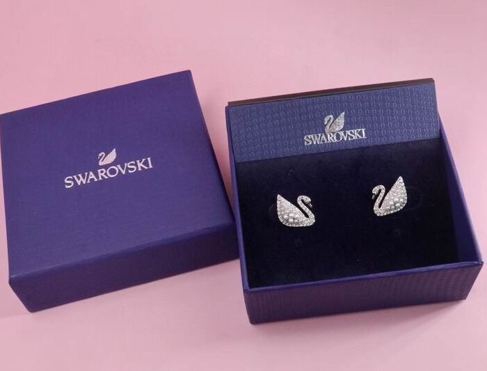 Swarovski Iconic Swan Stud Earrings