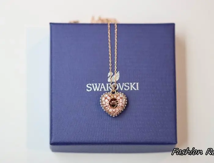 Swarovski Sparkling Dance Heart Plated Pendant Necklace