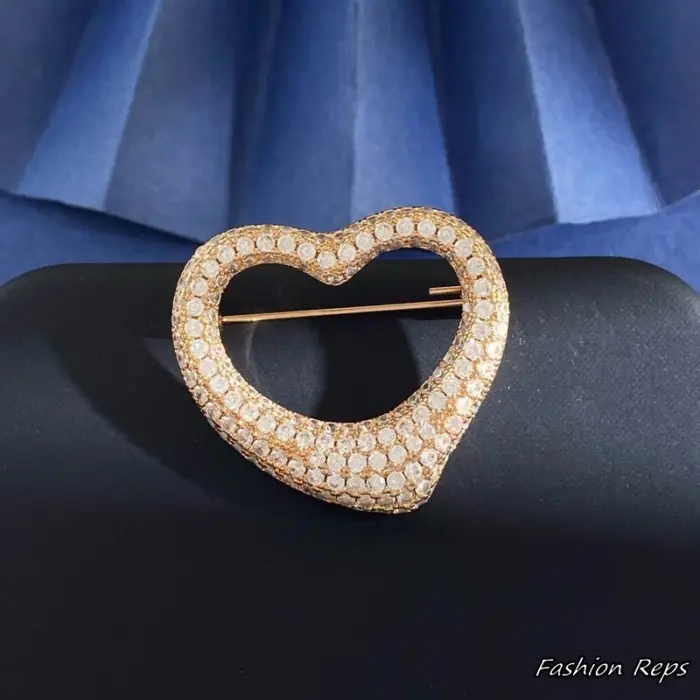 Tiffany & Co Elsa Peretti Open Heart Brooch