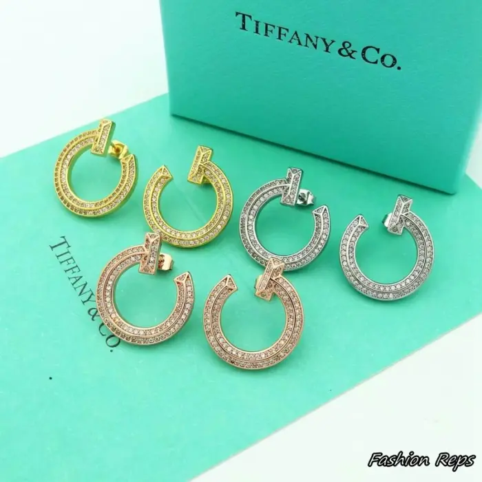Tiffany & Co. T1 Open Hoop Earrings In Different Colors