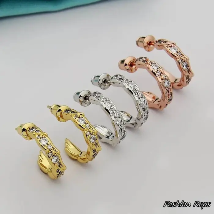 Tiffany & Co. Wings Hoop Earrings In Different Colors