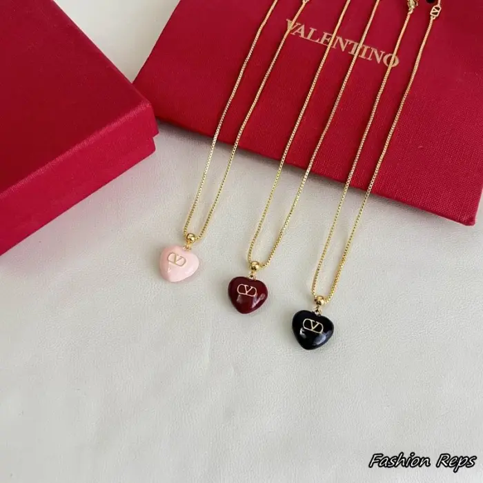 Valentino Garavani Coeur Royal Necklace In Different Colors