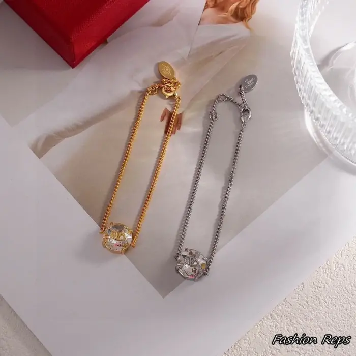 Valentino Garavani Ovalette Metal Bracelet In 2 Colors