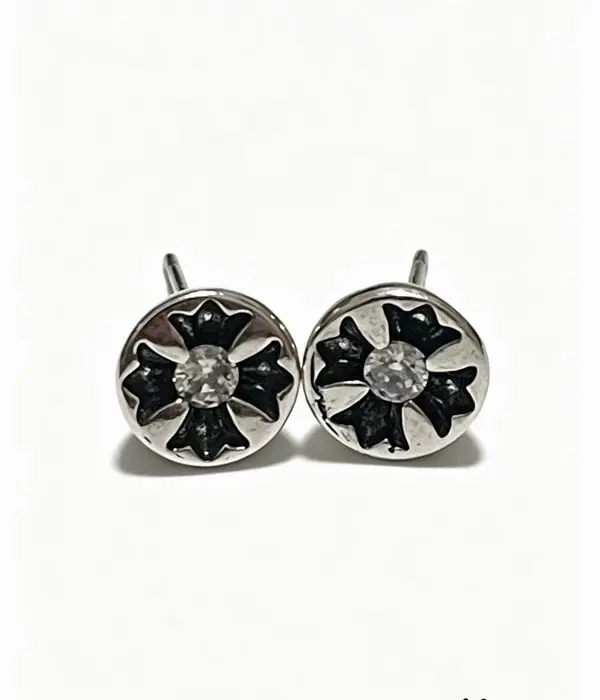 Chrome Hearts CO CH Plus Stud Earring In Different Design