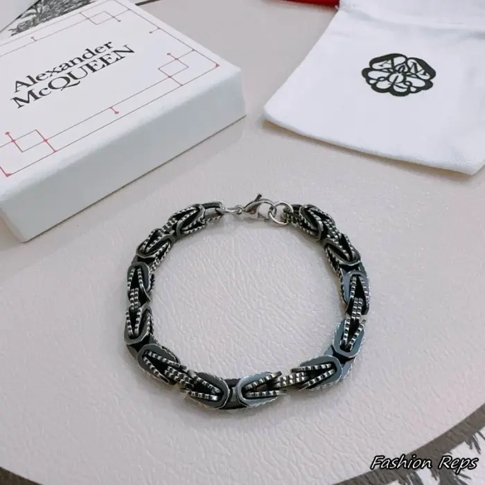 Alexander McQueen Viking Style Byzantine Link Chain Bracelet