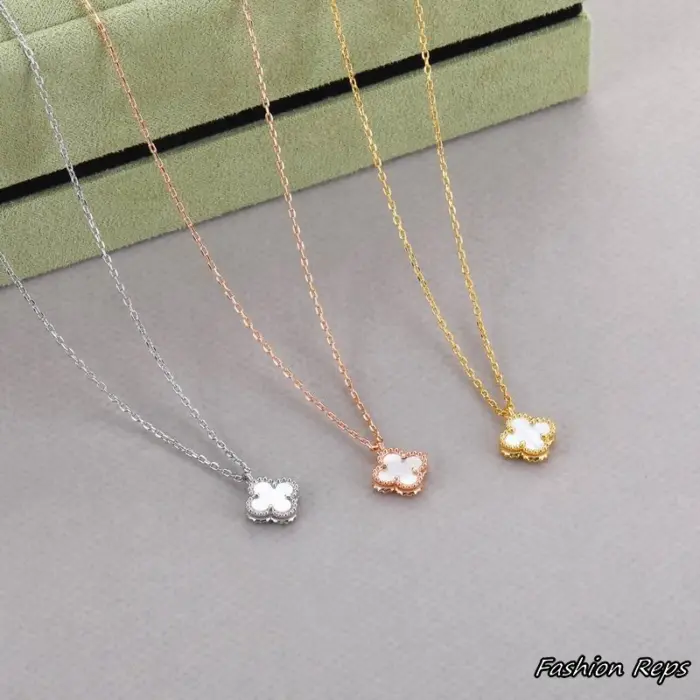 Van Cleef & Arpels Sweet Alhambra Pendants Necklaces In Different Colors