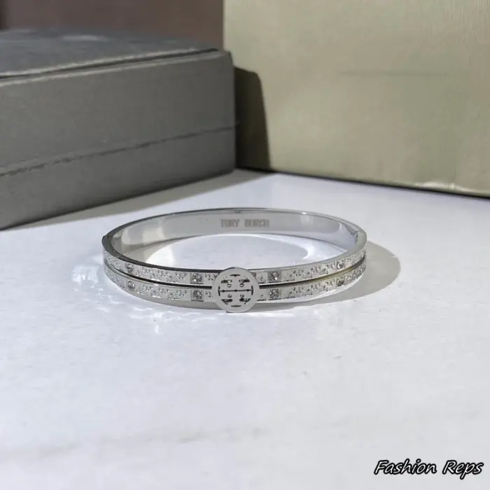 Tory Burch Miller Stud Hinge Bangle Bracelet