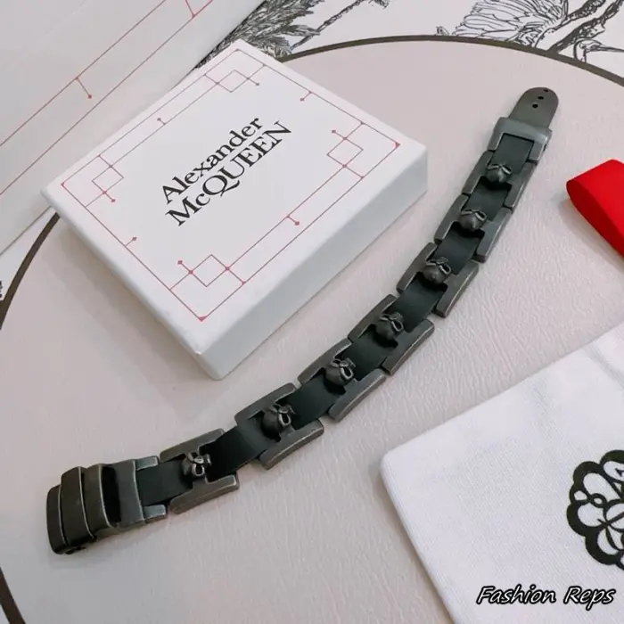 Alexander McQueen Gothic Skull Link Bracelet