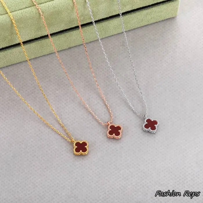 Van Cleef & Arpels Sweet Alhambra Pendant Necklace In Different Colors