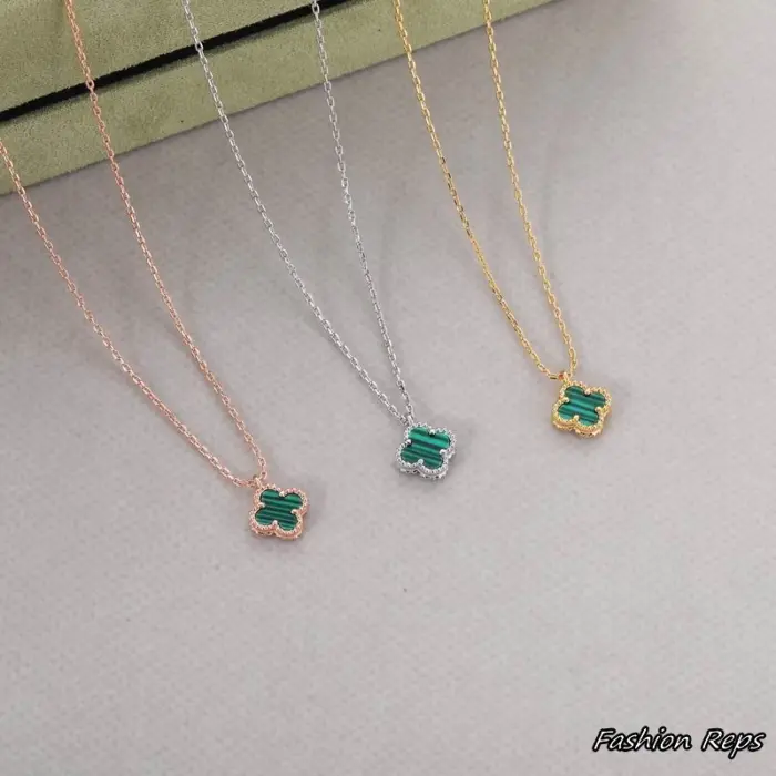 Van Cleef & Arpels Vintage Alhambra Pendant Necklace In Multiple Colors